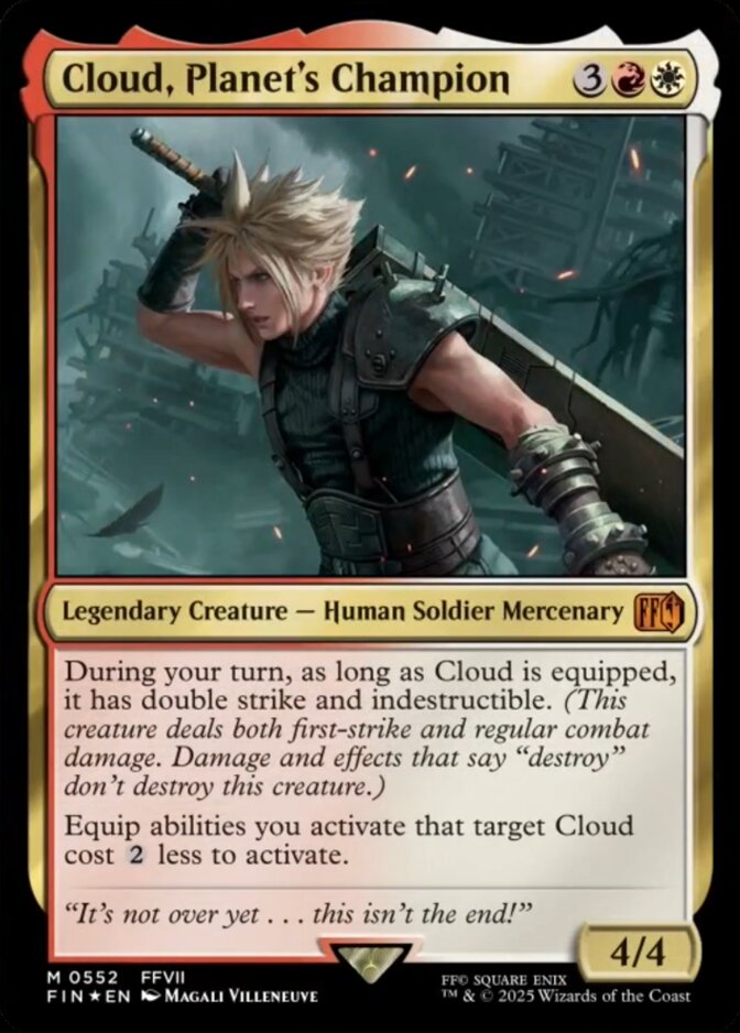 Cloud, Planet's Champion <starter kit> [FIN] (F)