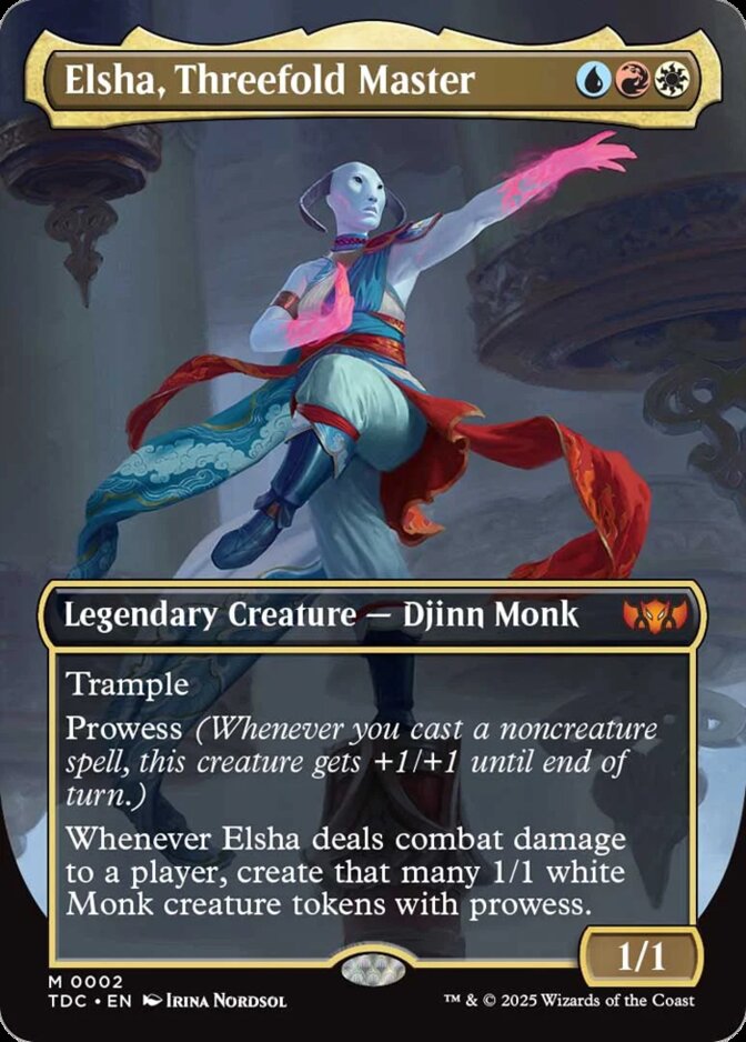Elsha, Threefold Master <borderless> [TDC]