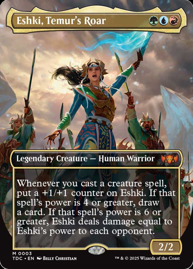 Eshki, Temur's Roar <borderless> [TDC]
