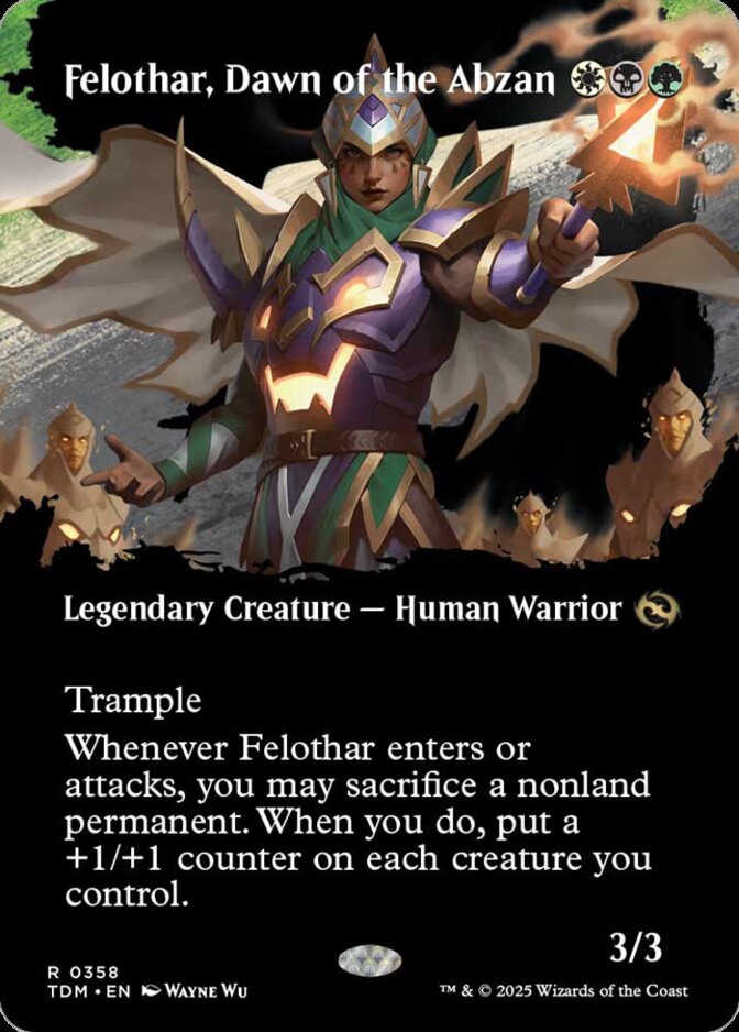 Felothar, Dawn of the Abzan <borderless> [TDM]