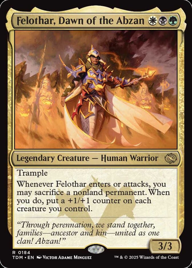 Felothar, Dawn of the Abzan [TDM]
