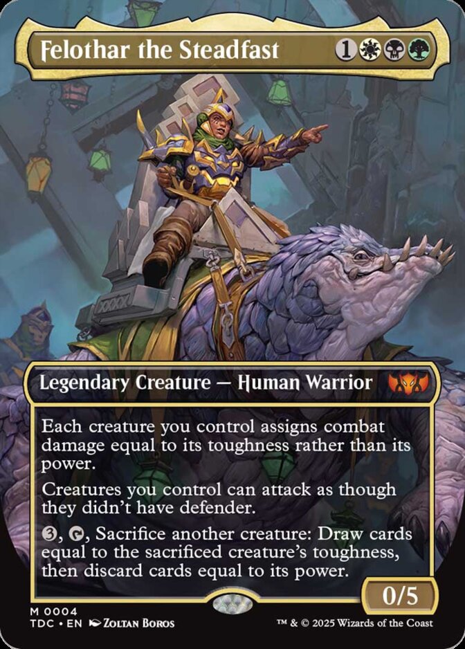 Felothar the Steadfast <borderless> [TDC]