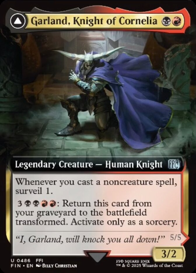 Garland, Knight of Cornelia <extended> [FIN]