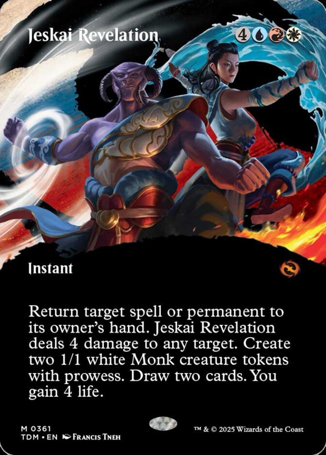 Jeskai Revelation <borderless> [TDM]