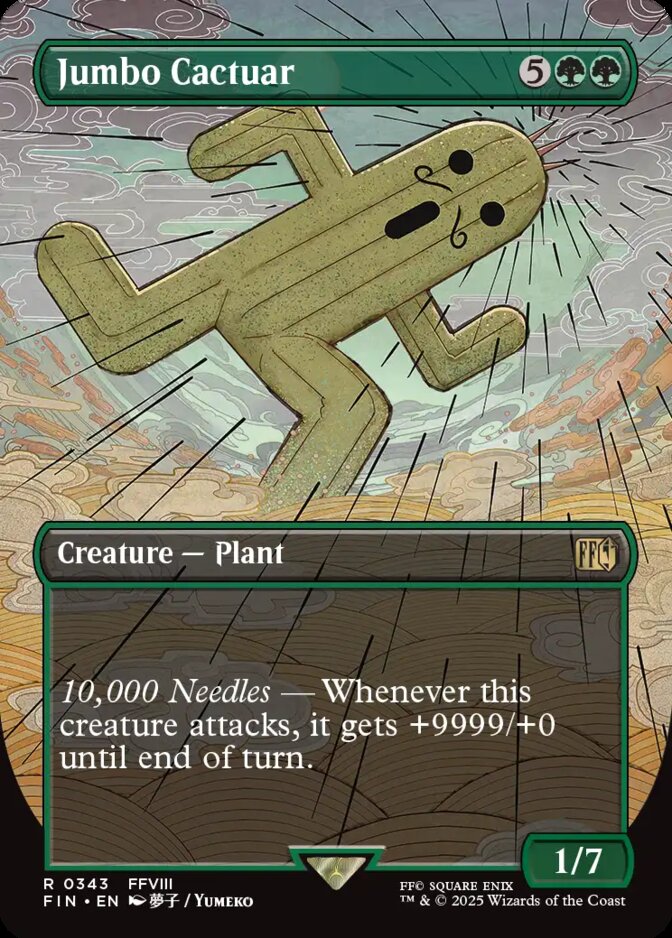 Jumbo Cactuar <borderless> [FIN]