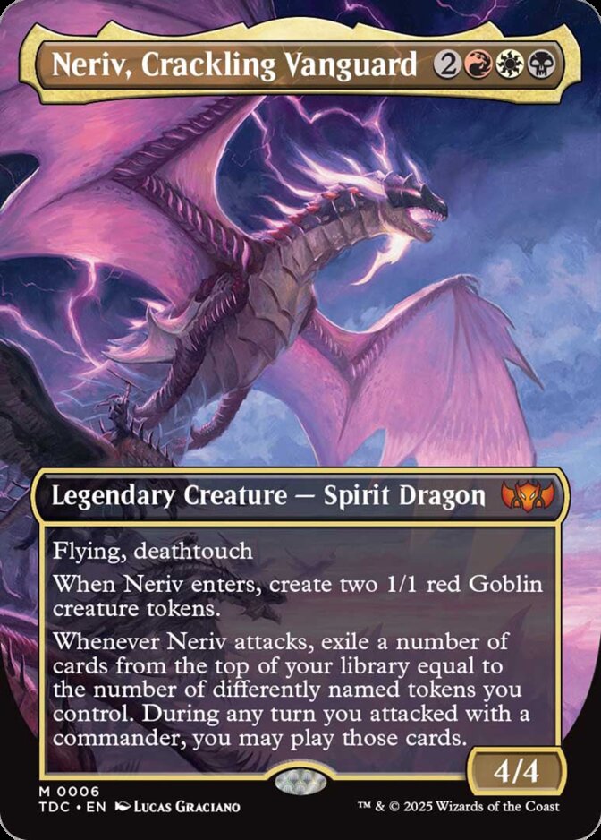 Neriv, Crackling Vanguard <borderless> [TDC]