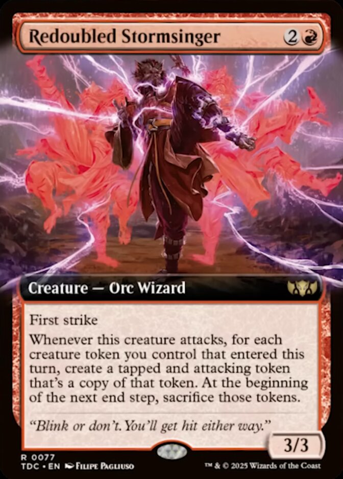 Redoubled Stormsinger <extended> [TDC]