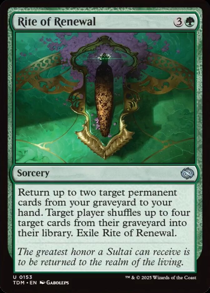 Rite of Renewal [TDM]
