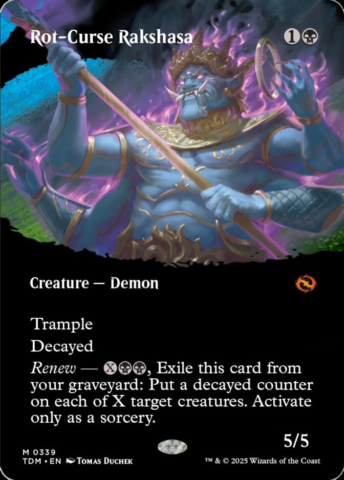 Rot-Curse Rakshasa <borderless> [TDM]