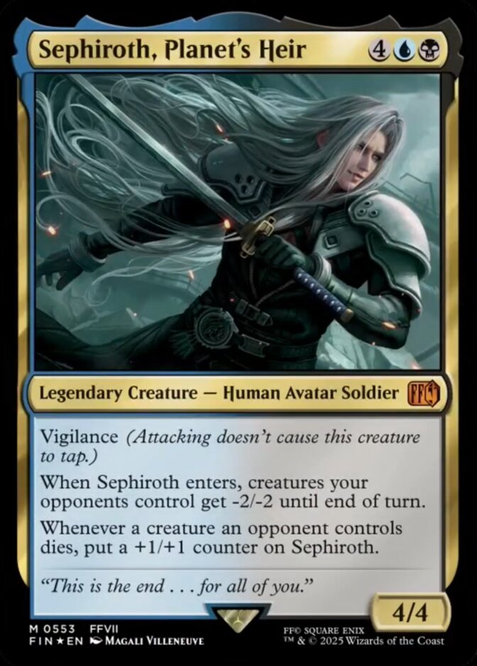 Sephiroth, Planet's Heir <starter kit> [FIN] (F)