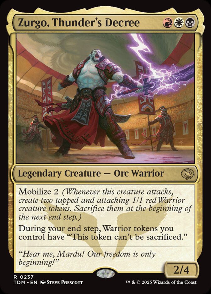 Zurgo, Thunder's Decree [TDM]
